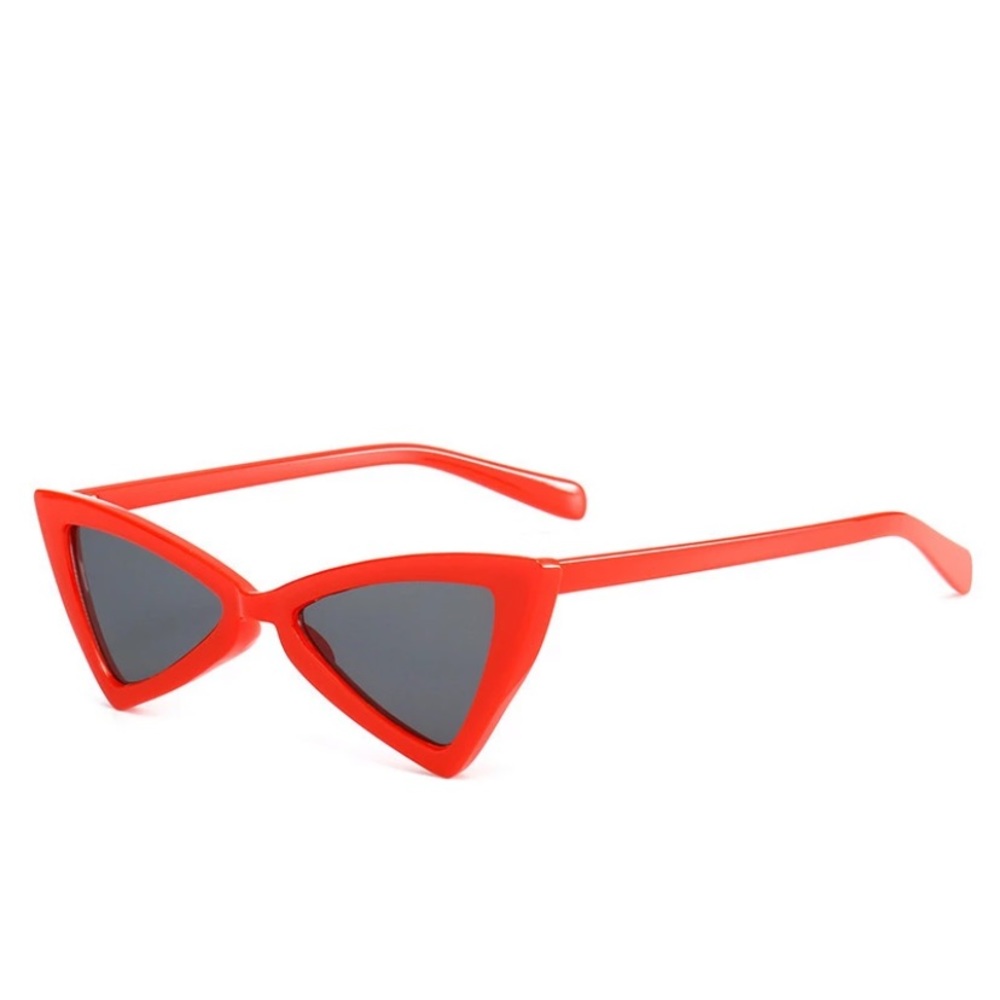 Red & white cat eye glasses